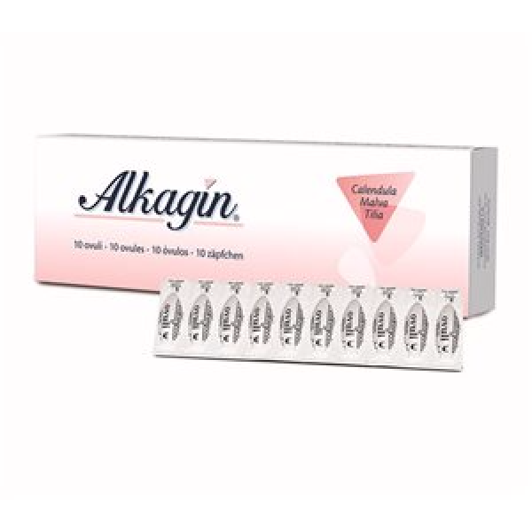 Alkagin Vaginal Ovule X 10