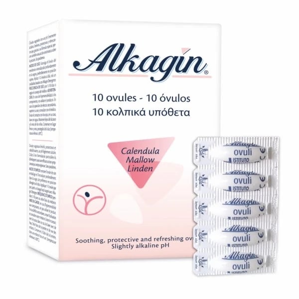Alkagin Vaginal Ovule X 10