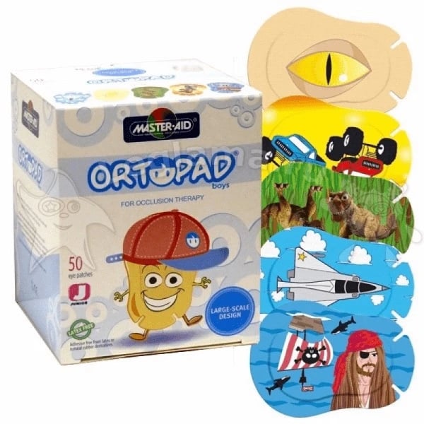 Ortopad Boys Junior Ophthalmic Dressing 67 x 50mm x 50