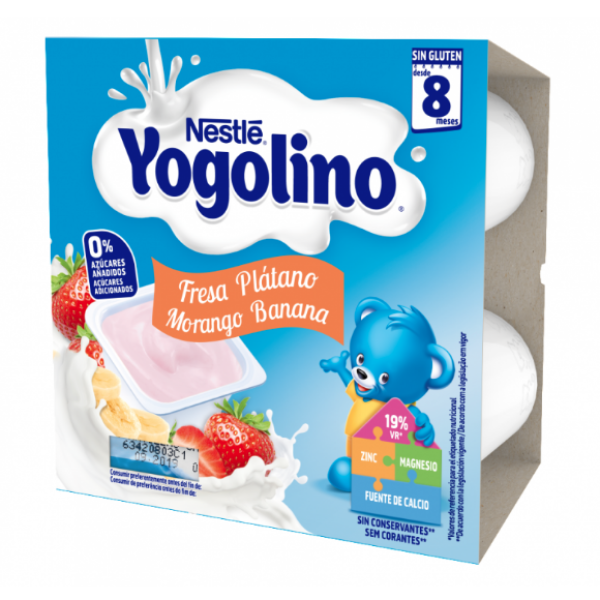 Nestlé Yogolino Strawberry and Banana 8M+