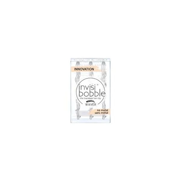 Invisibobble Transparent Waver Hair Clip x3