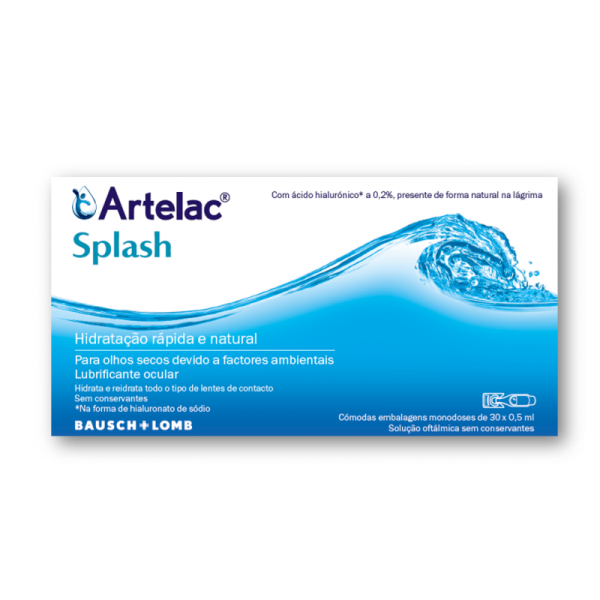 Artelac Splash Eye Drops Single Dose 0.5ml x30