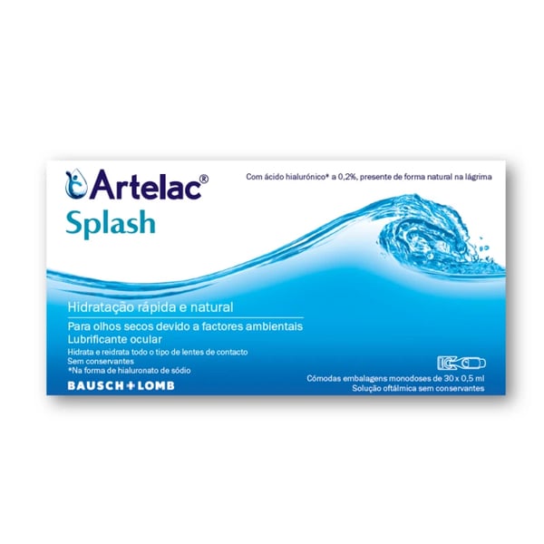 Artelac Splash Eye Drops Single Doses 0.5ml x30