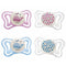 Chicco Physio Light Lumi Silicone Pacifier 2-6M x2