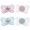 Chicco Physio Light Lumi Silicone Pacifier 2-6M x2