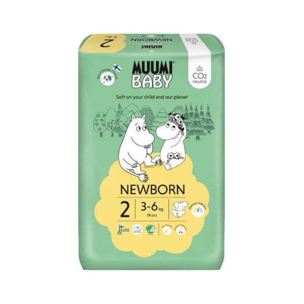 Muumi Baby Starters Diapers 2 (3-6 Kg) x 58