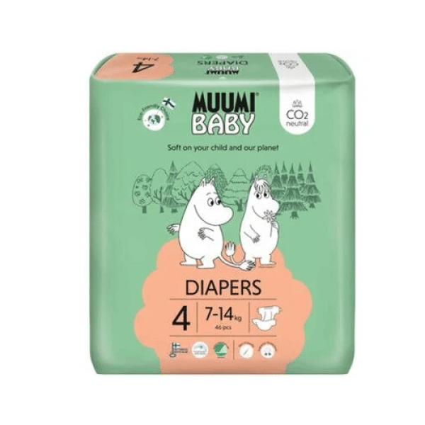 Muumi Baby Diapers 4 Diapers (7-14kg) X46