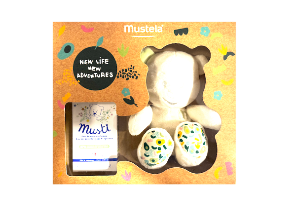 Mustela Love Welcome Baby Musti Eau de Soin 50 ml + Plush