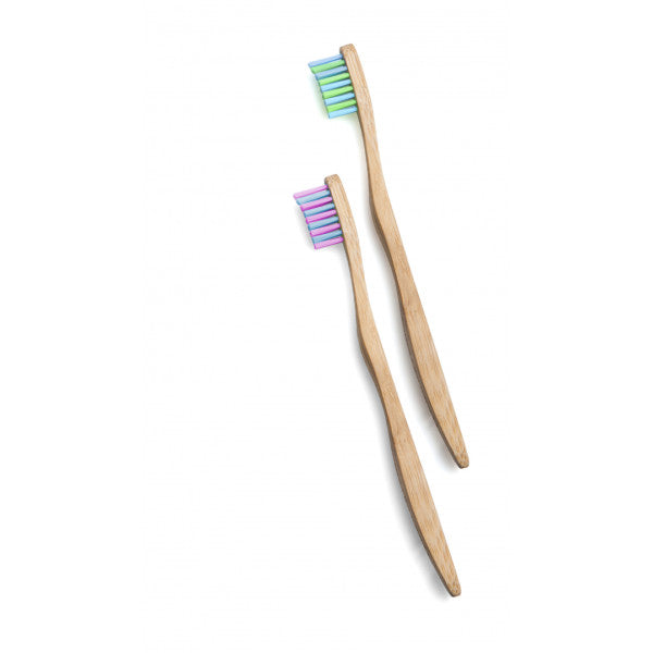 WooBamboo Kids Soft Toothbrush x2