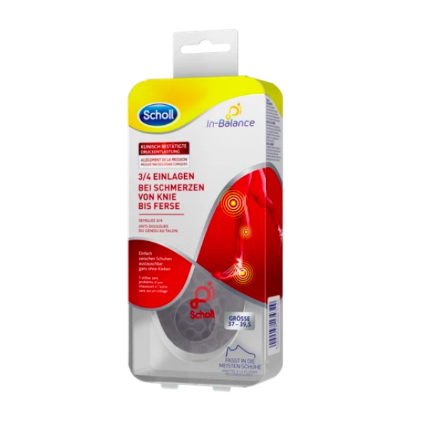 Scholl In Balance Insole Knee Heel TS x2