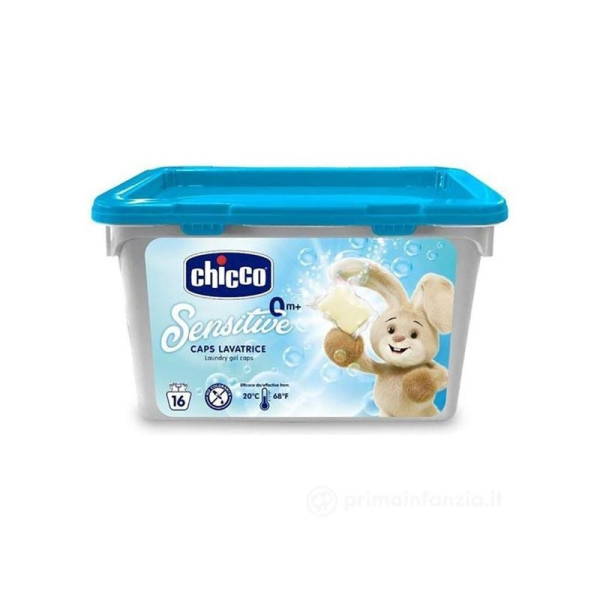 Chicco Hygiene Laundry Detergent Capsules 0M+ x16