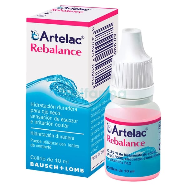 Artelac Rebalance Contact Lens Eye Drops 10ml
