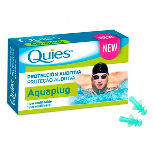 Quies Aquaplug Silicone Earplugs X2