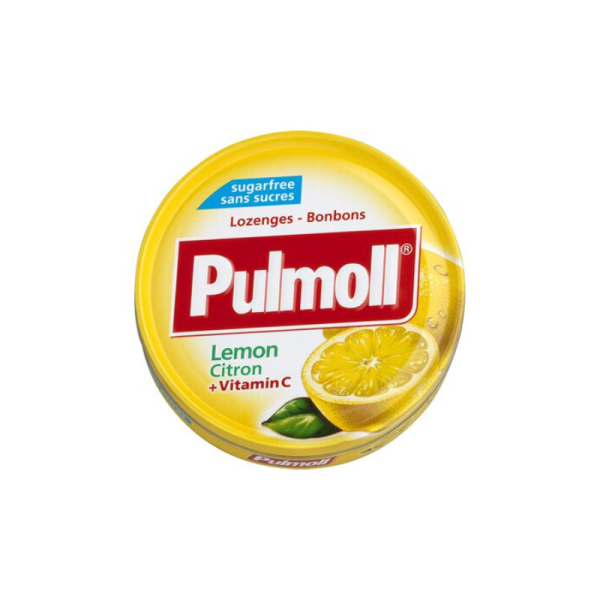 Pulmoll Lemon+Vitamin-C Sugar Free Lozenges 45g