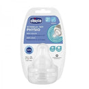 Chicco Physio Silicone Teat 2M+ Medium x2