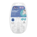 Chicco Perfect 5 Silicone Teat Fast Flow 4M+