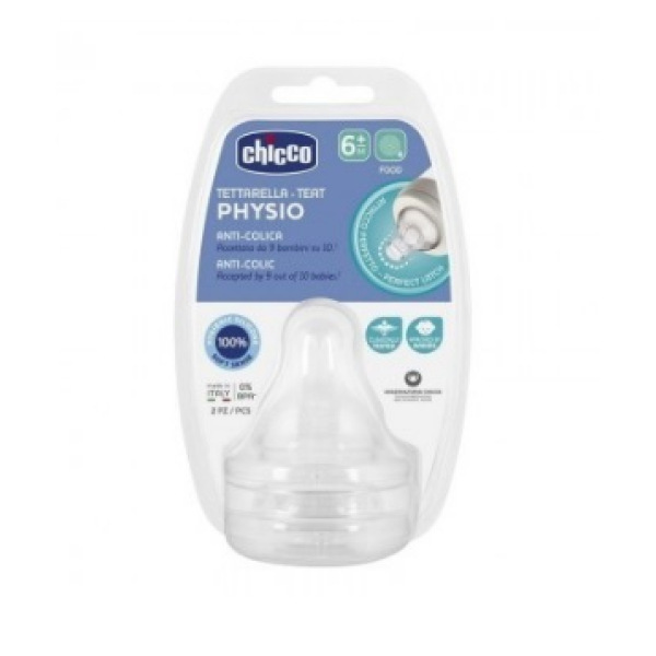 Chicco Perfect 5 Silicone Teat 6M+ Papa