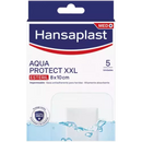 Hansaplast Aqua Protect XXL Antibacterial Dressing 8x10cm x5