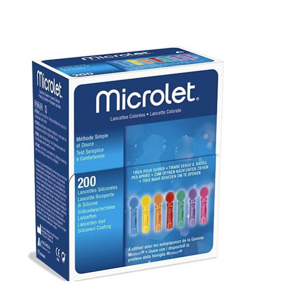Ascensia/Microlet Color Lancets X200