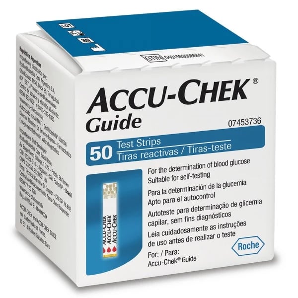 Accu-Chek Guide Blood Glucose Strips X50