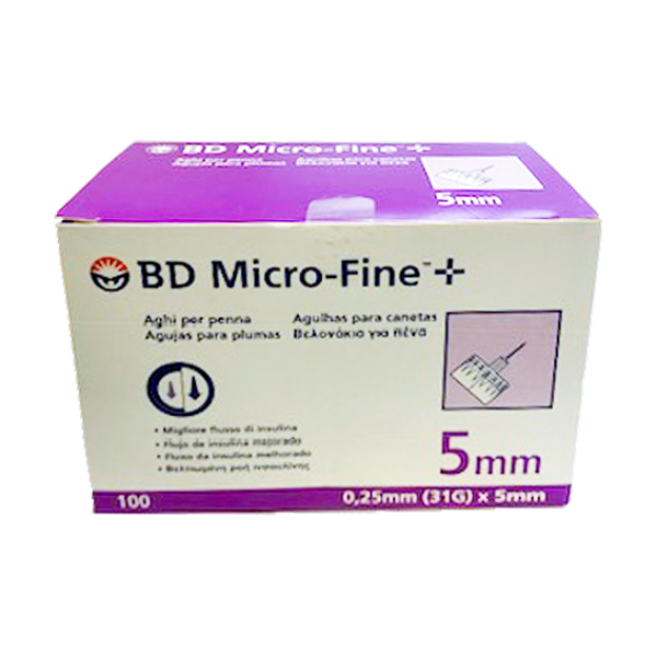 BD Thin Wall Needles 5mm X100