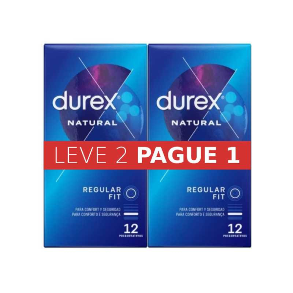 Durex Natural Plus Duo Condoms x12