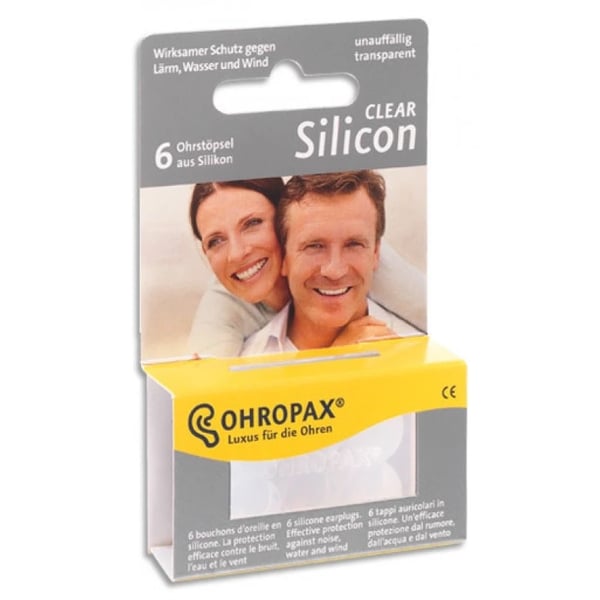 Ohropax Silicone Earplugs x6