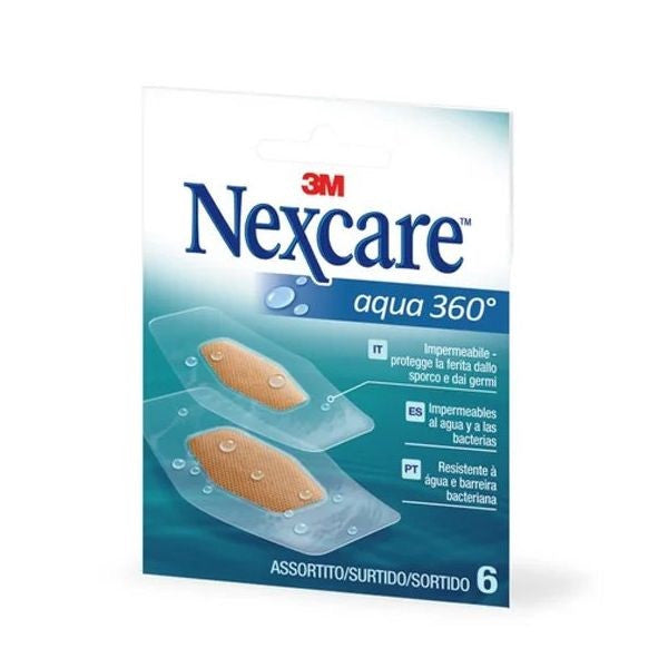 Nexcare Aqua Assorted Dressing X6