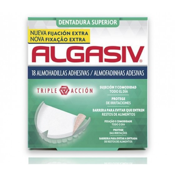 Algasiv Adhesive Pads Superior Denture x18