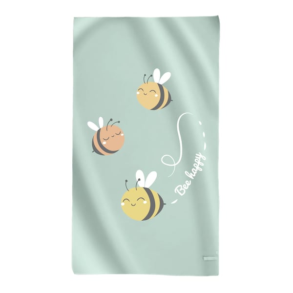 Saro Bee Happy Microfiber Towel