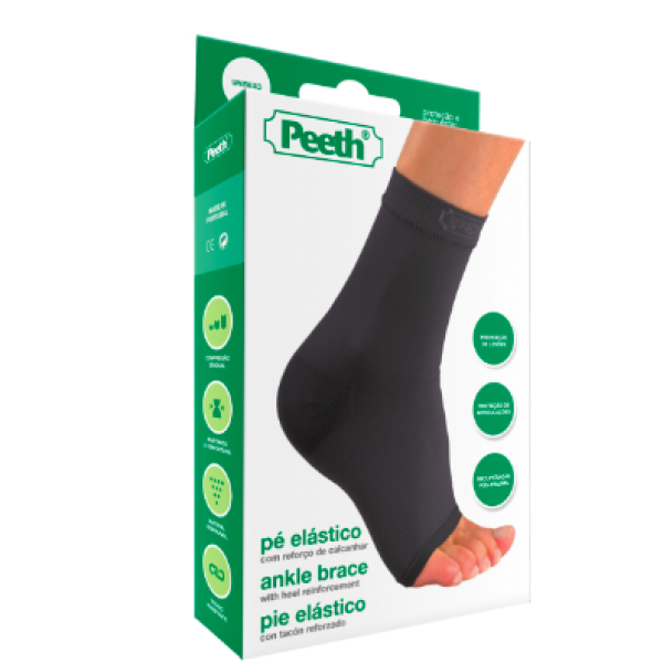 Peeth Elastic Foot N651 Black Size 4/L