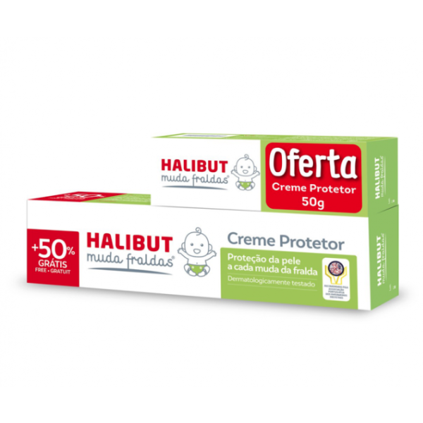 Halibut Changing Diapers Protective Cream 150G with 50% Offer + Protective Cream 50G