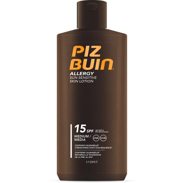 Piz Buin Allergy Sun Sensitive Skin Lotion SPF 15 200ml