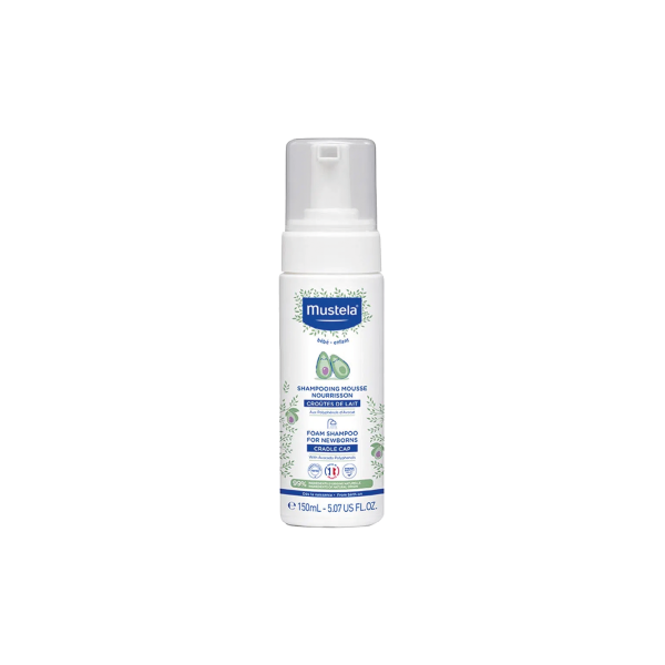 Mustela Bebé Newborn Foaming Shampoo 150ml