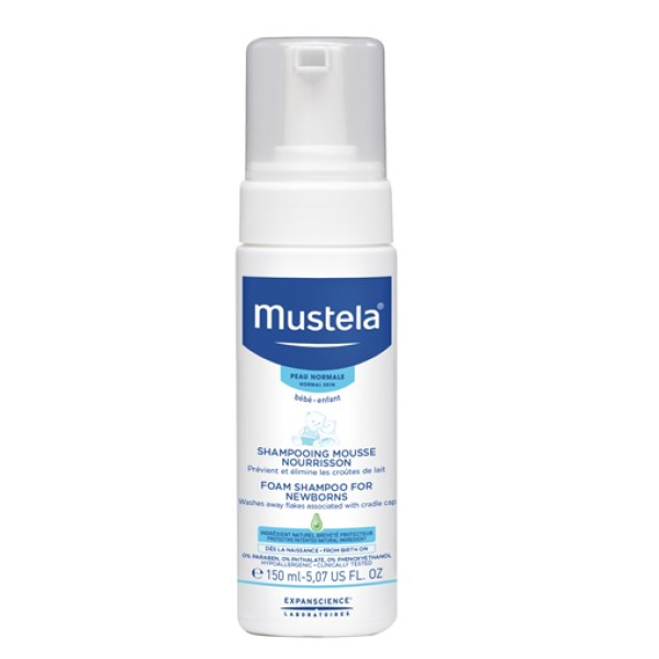 Mustela Baby Normal Skin Newborn Foaming Shampoo 150ml