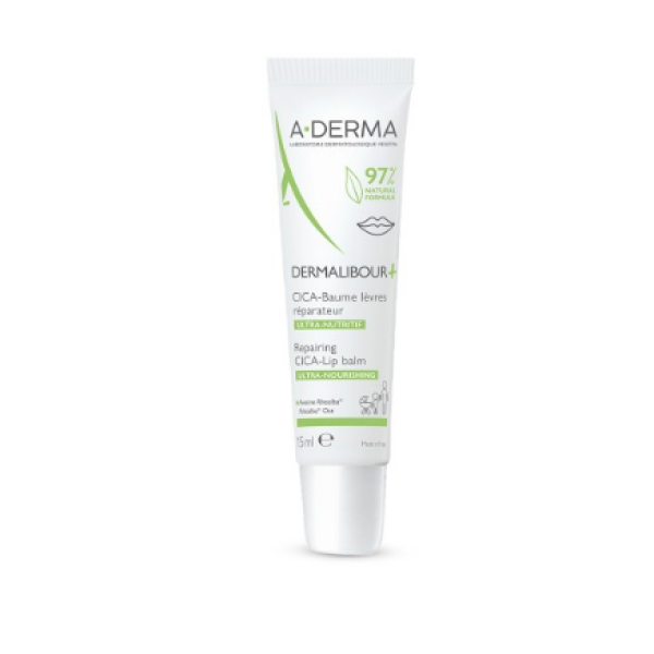 A-Derma Dermalibour+ Cica Lip Repair Balm 15ml