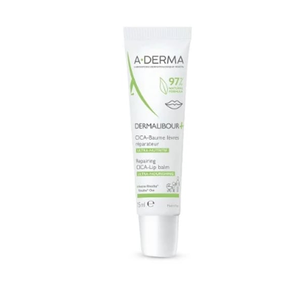 A-Derma Dermalibour+ CICA Repair Lip Balm 15ml