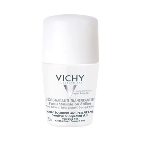 Vichy Antiperspirant Roll-On Deodorant 48H Sensitive Skin 50ml