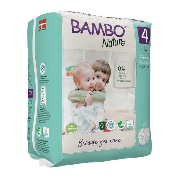 Bambo Nature Diapers 4L (7-14kg) x24