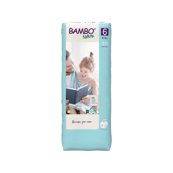 Bambo Nature Diapers 6XXL (16Kg+) X40