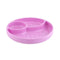 Chicco Silicone Plate with Pink Dividers 12M+