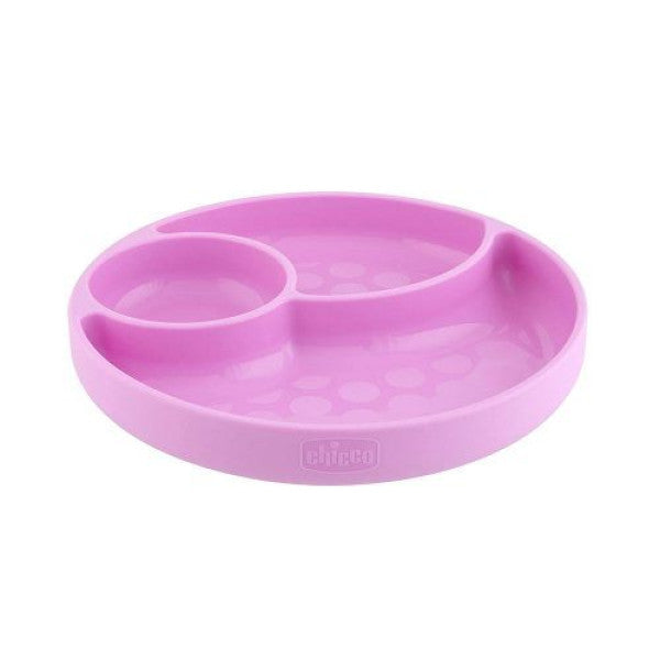 Chicco Easy Menu Plate Pink 12M+