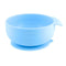 Chicco Blue Silicone Bowl 6M+