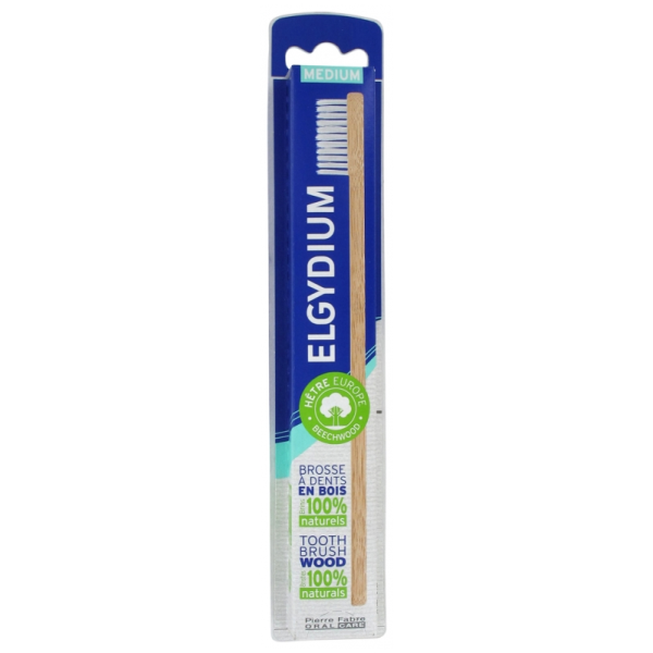 Elgydium Medium Wood Toothbrush