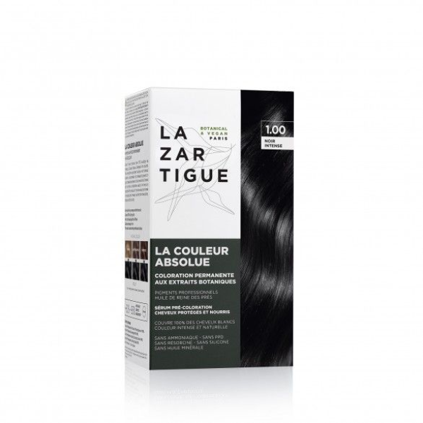 Lazartigue Permanent Hair Color 1.00 Black