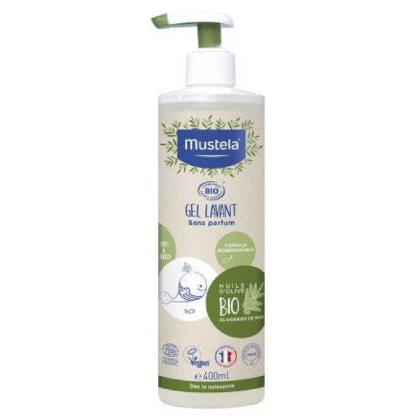 Mustela Bio Unscented Shower Gel 400ml