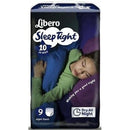 Libero SleepTight Absorbent Underwear (35-60kg) Size 10 x 9