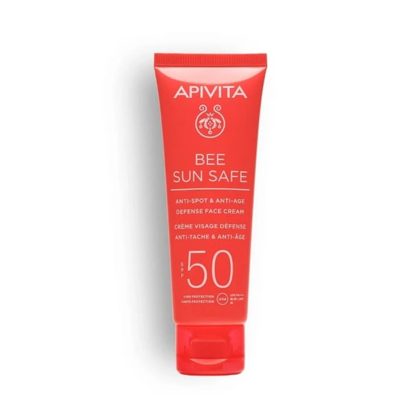 Apivita Bee Sun Safe Anti-Blemish and Anti-Aging Defense Cream SPF50 50ml