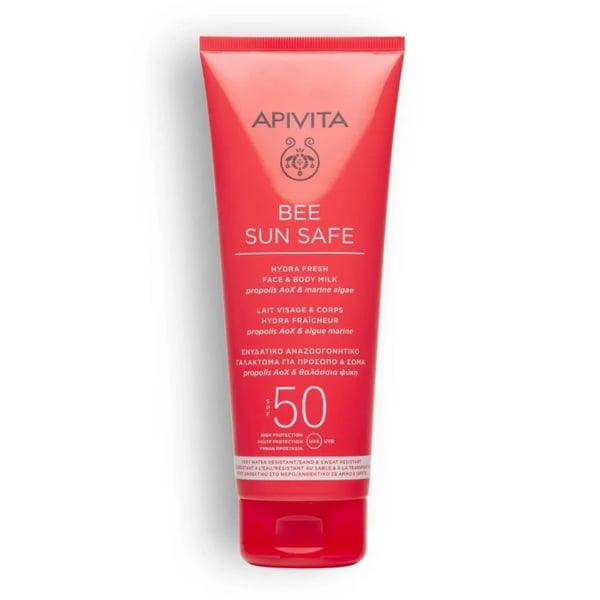 Apivita Bee Sun Safe Hydra Refreshing Milk Face and Body SPF50 200ml