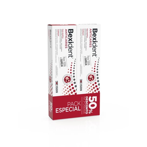 ISDIN Bexident Anticaries Toothpaste with 50% Discount 2nd Pack 2x75ml